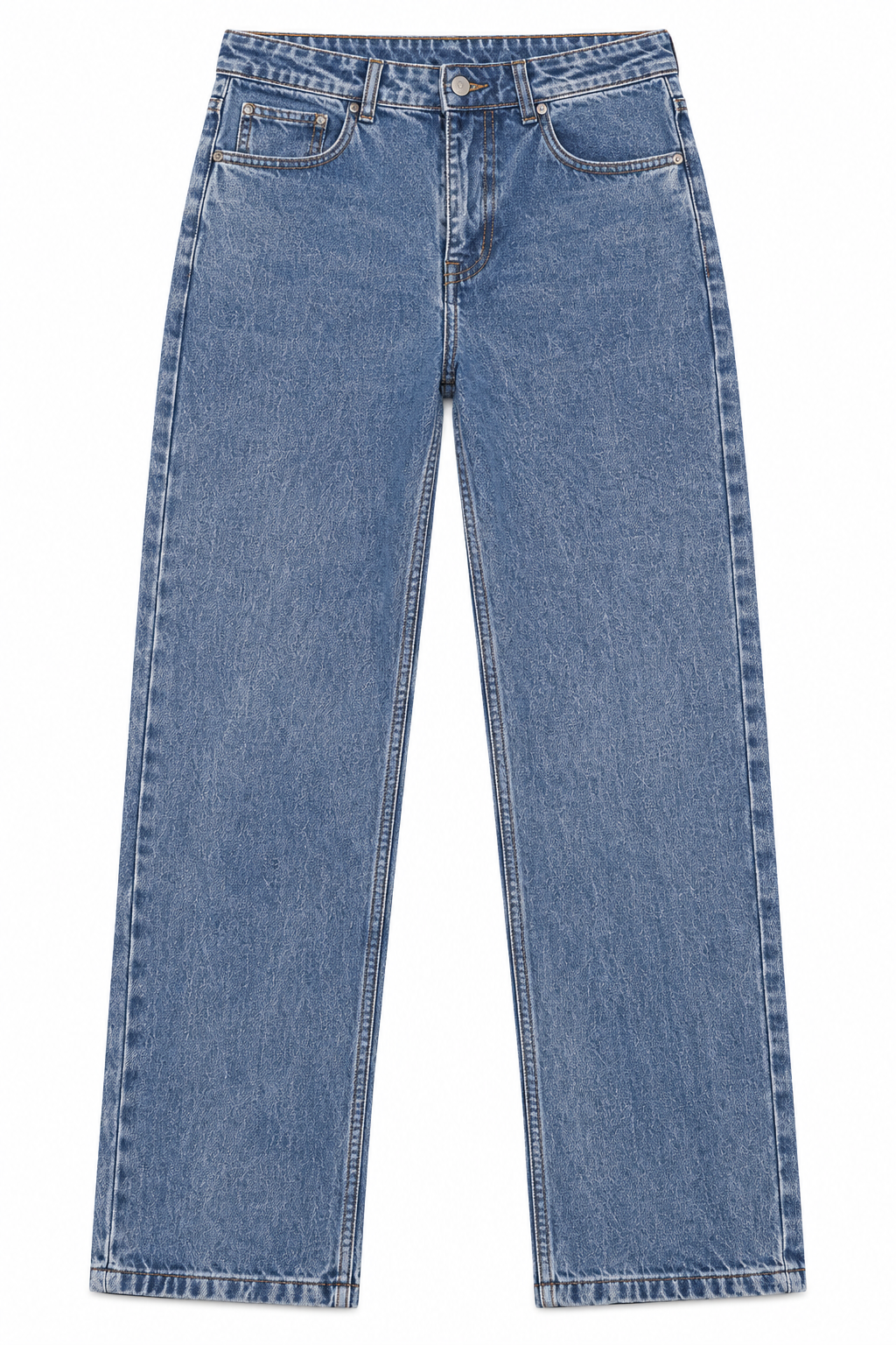 Classic Blue Straight Leg Jeans Product Shot