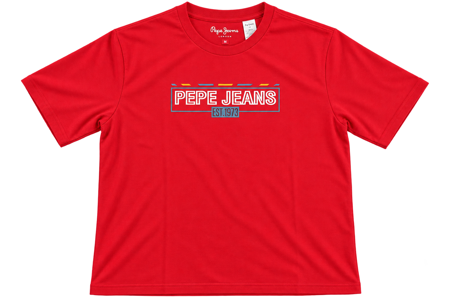 Red Pepe Jeans Graphic T‑Shirt